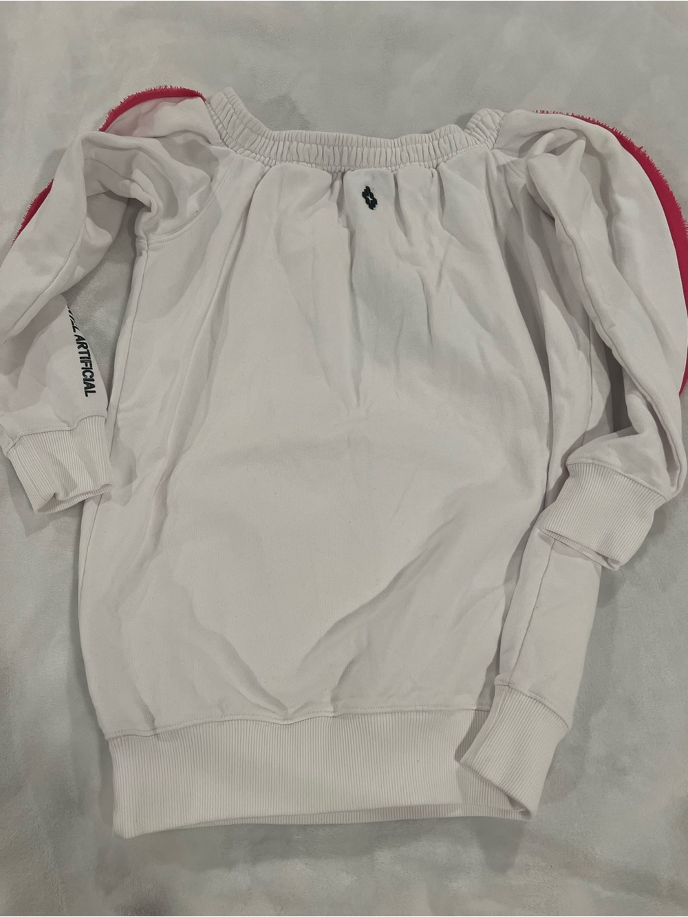 White Off-Shoulder Sweater dress by MARCELO BURLON COUNTY OF MILAN size XXS